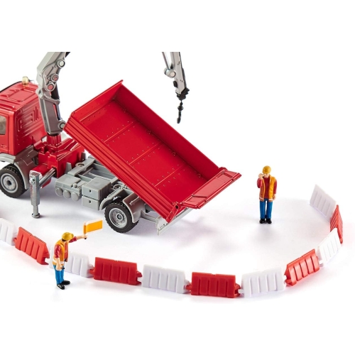 Ciężarówka Mercedes Atego z dźwigiem model metalowy SIKU S3534